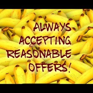 Always accepting offers ☺️